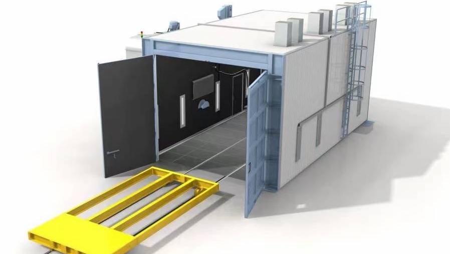 移動(dòng)式噴砂房設(shè)計(jì)圖